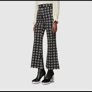 GUCCI
Malaga Kid Chrome Ankle Boots 41.5 Black